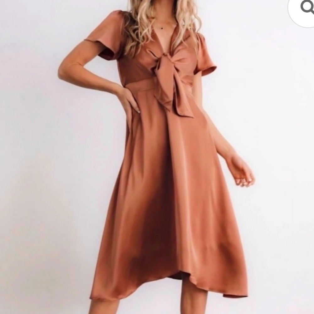 Baltic Born Dusty Rose Midi Dress